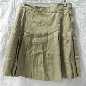 A+ Brand Girls 10.5 khaki uniform skirt